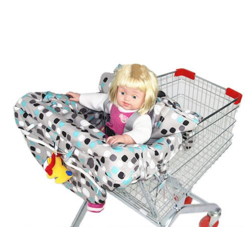 Shopping Cart Cover with  Built-in Harness System - 8 Styles