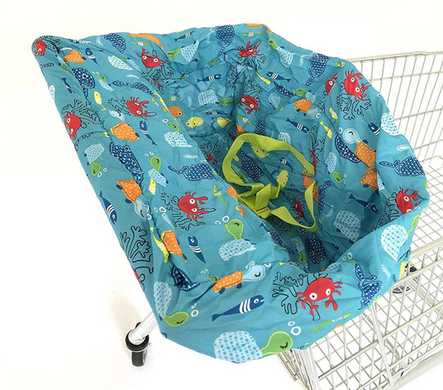 Shopping Cart Cover with  Built-in Harness System - 8 Styles