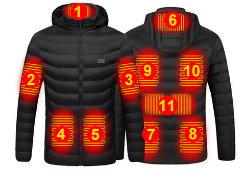 Heated Jacket with Bonus Power Bank