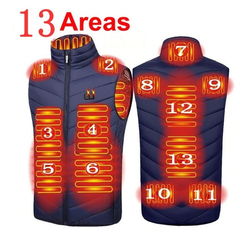 Heated Vest with Bonus Power Bank